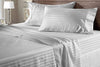 Toro Blu Toro Blu 300TC Cotton White Stripe Single Bed Sheet Set with 1 Pillow Cover (5ft x 8ft Size) Toro Blu 799.00 Toro Blu  Toro Blu 300TC Cotton White Stripe Single Bed Sheet Set with 1 Pillow Cover (5ft x 8ft Size)