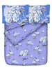 Toro Blu Flora & Fiona 300TC Luxurious 100% Cotton Printed Double Bedsheet Toro Blu 899.00 Toro Blu Queen Flora & Fiona 300TC Luxurious 100% Cotton Printed Double Bedsheet
